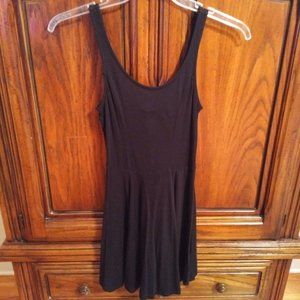 Divided by H&M Black Knit Skater Dress